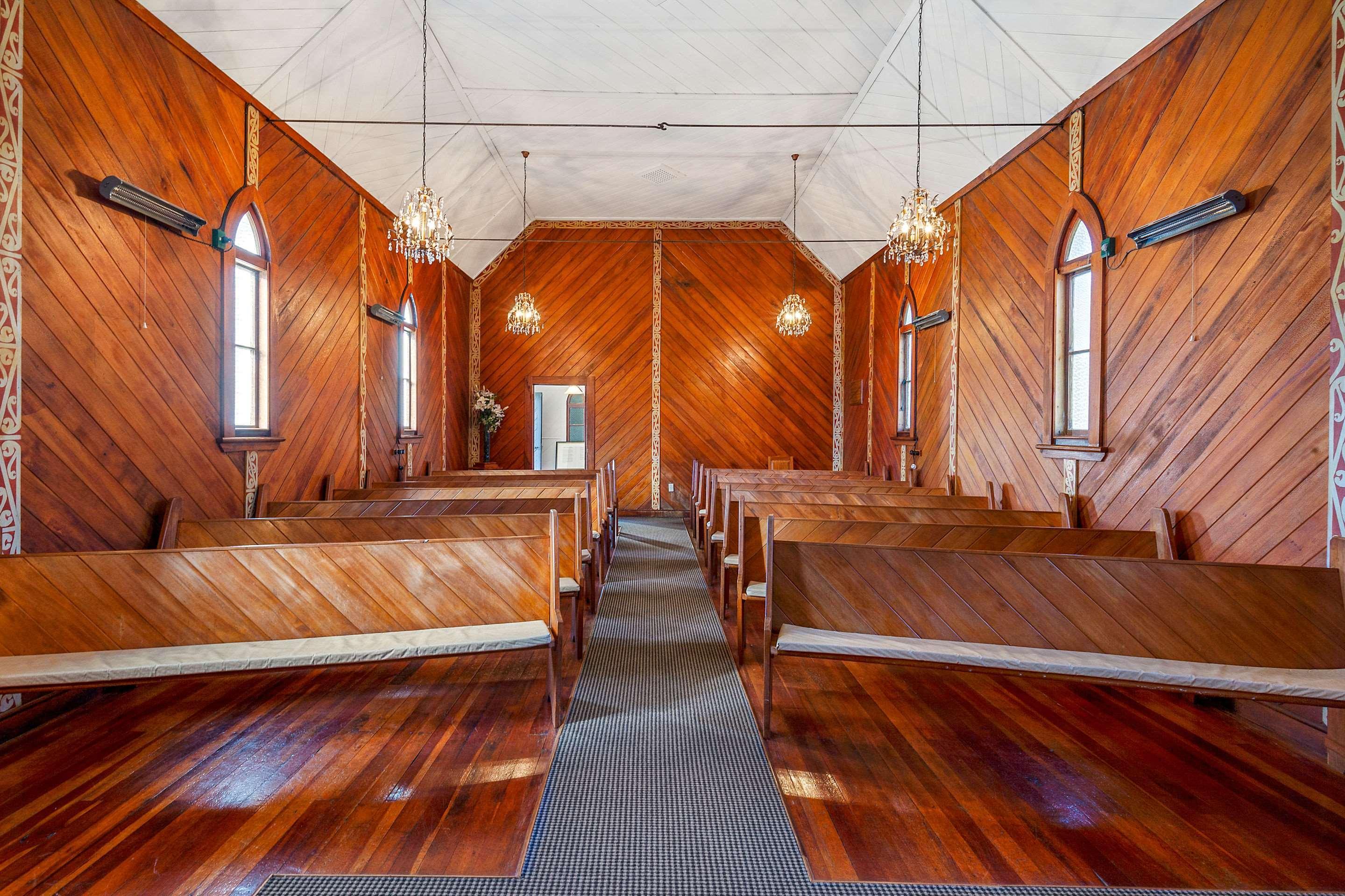 Huka Falls Resort Taupo Kültér fotó Interior of the church